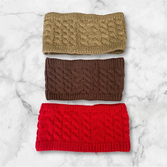 New, never worn, knitted head wraps - Picture 2 of 2